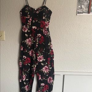 Floral body suit